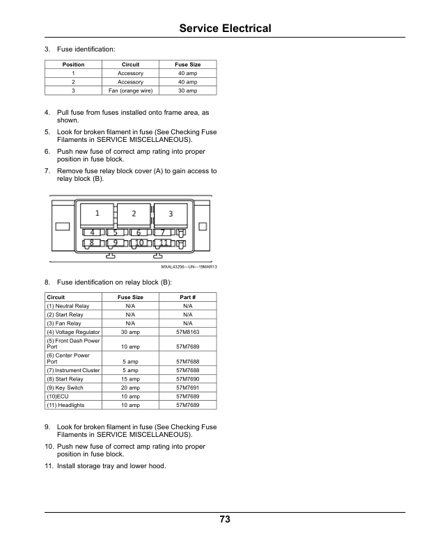 John Deere 625i XUV Gator North America (100001-110000) Operator’s Manual (OMM175150) Workshop Guide