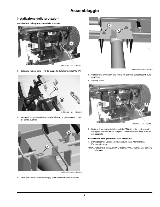 John Deere 52 Inch Quick-Hitch Broom Export Edition (022001-) (for X750, X754 & X758 Tractors with Serial No. 040001-) Operator’s Manual (OMM175402) Workshop Guide