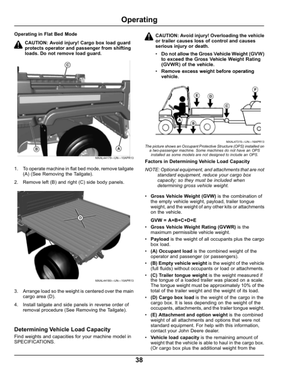John Deere 855D XUV Gator North America (110001-) Operator’s Manual (OMM175933) Workshop Guide