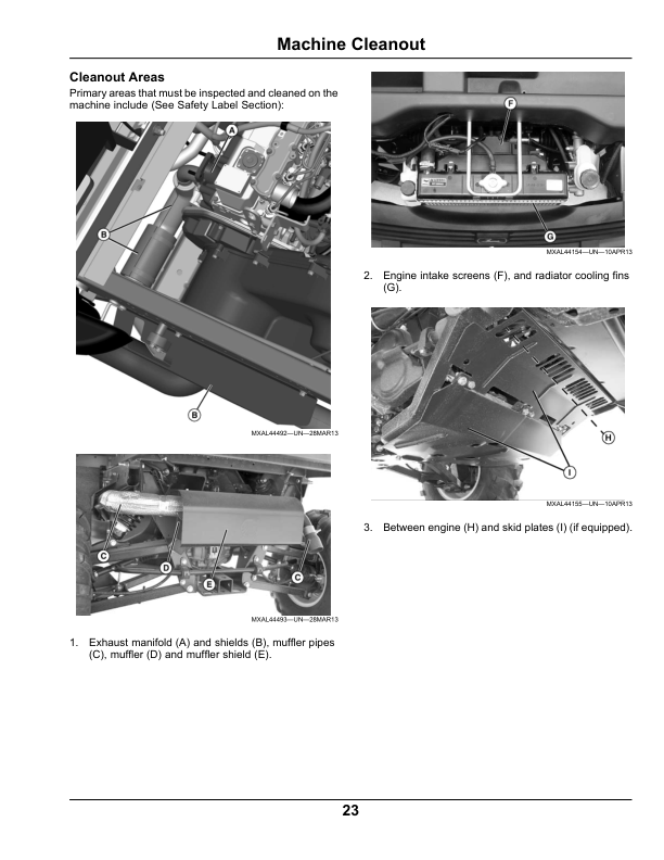 John Deere 855D XUV S4 Gator North America (110001-) Operator’s Manual (OMM175989) Workshop Guide