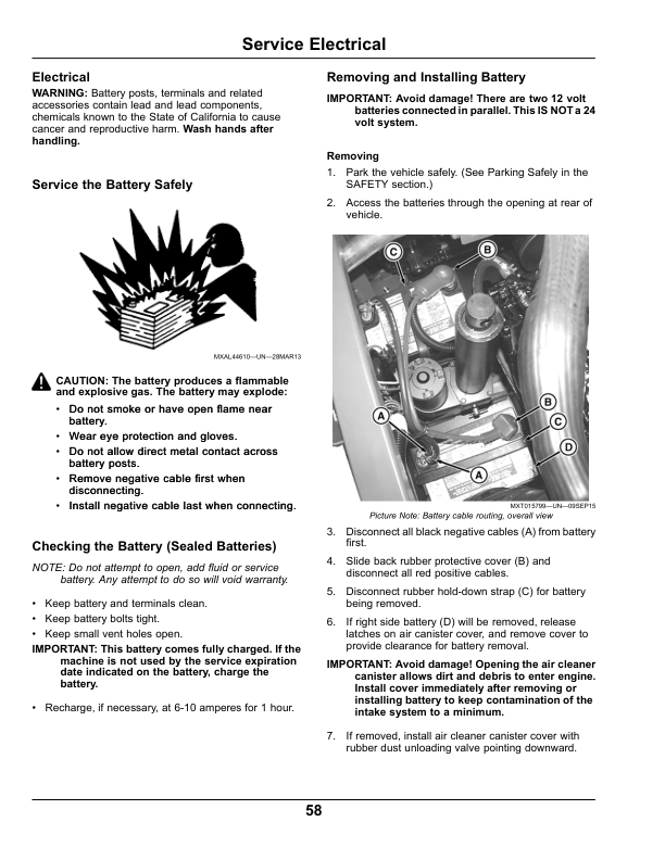 John Deere M-Gator A1 Utility Vehicles North America (130001-) Operator’s Manual (OMM176050) Workshop Guide
