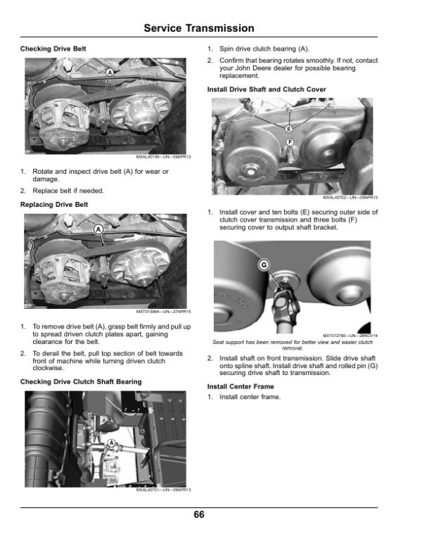 John Deere RSX860i Gator Utility Vehicles Operator’s Manual (OMM177961) Workshop Guide