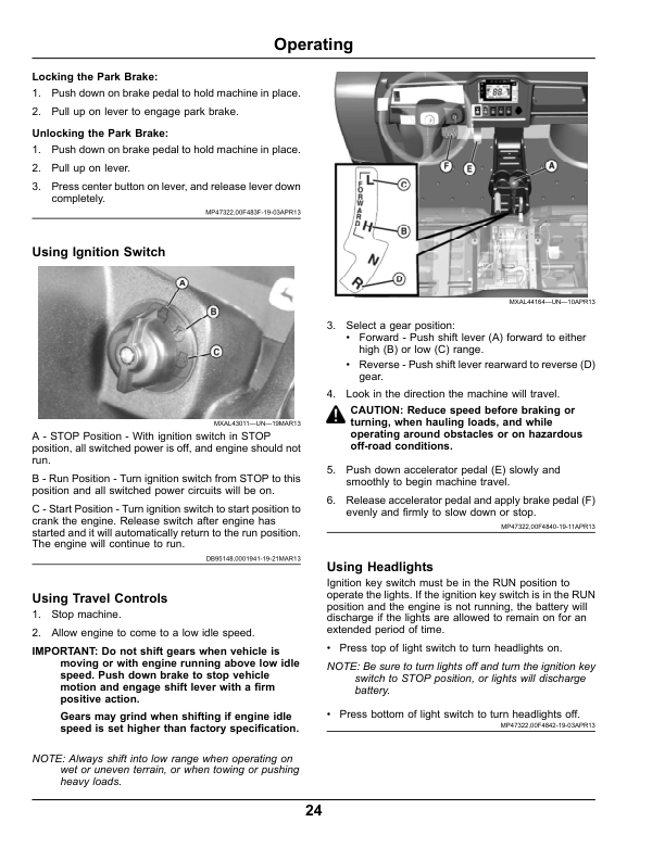 John Deere M-Gator A3 Utility Vehicles Operator’s Manual (OMM178613) Workshop Guide