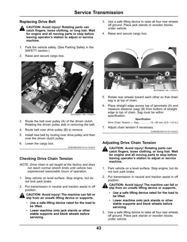 John Deere TH 6×4 Gas Gator Utility Vehicles (Engine-Kawaski FH601) Operator’s Manual (OMM178644) Workshop Guide