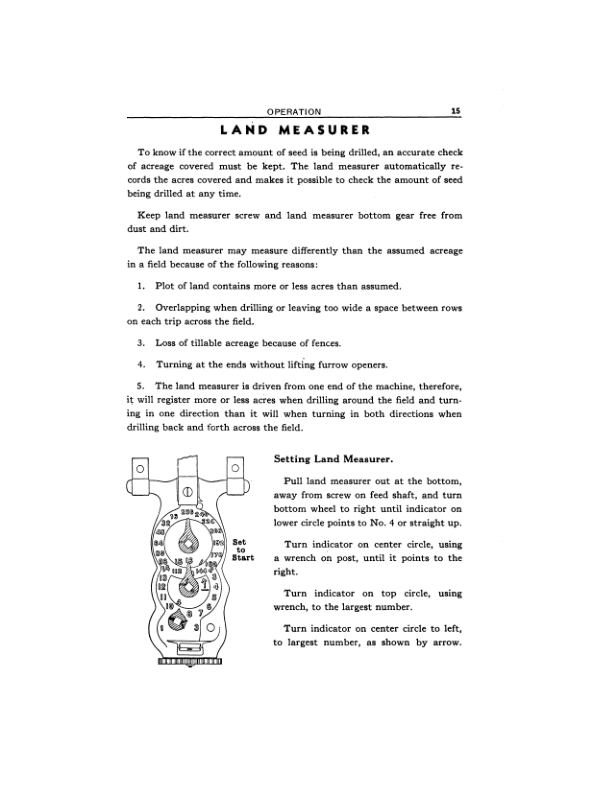 John Deere Van Brunt Press Grain Drill – Model LL Operator’s Manual (OMM29956) Workshop Guide