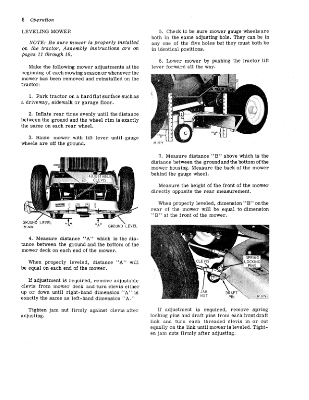 John Deere 38 Rotary Mower (040001-) Operator’s Manual (OMM41422) Workshop Guide