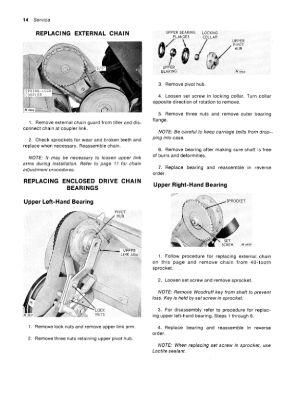John Deere 31 Integral Rotary Tiller Operator’s Manual (OMM43482) Workshop Guide