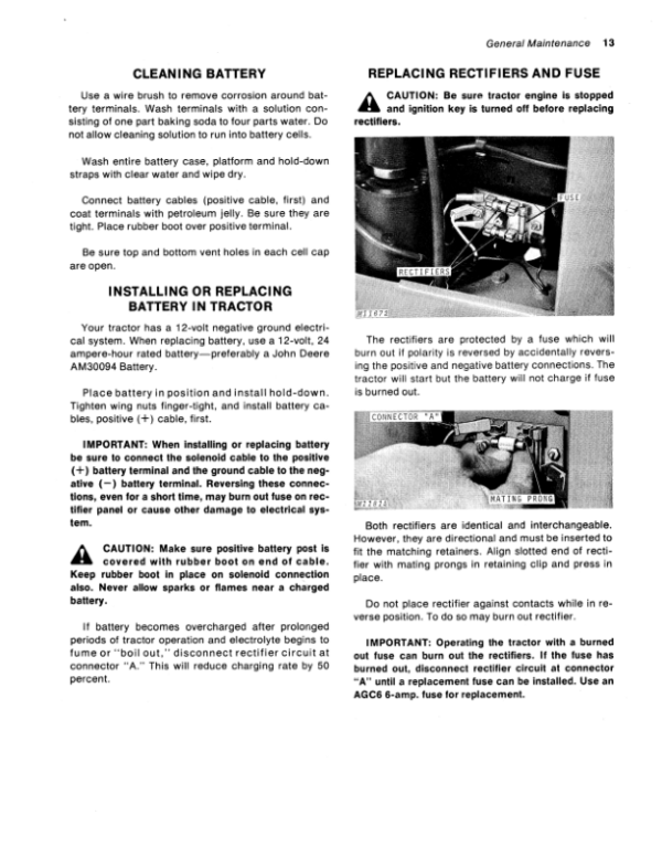 John Deere 70 Lawn & Garden Tractor (056001-) Operator’s Manual (OMM47700) Workshop Guide