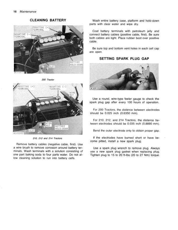 John Deere 200, 210, 212 & 214 Lawn & Garden Tractors Operator’s Manual (OMM48245) Workshop Guide