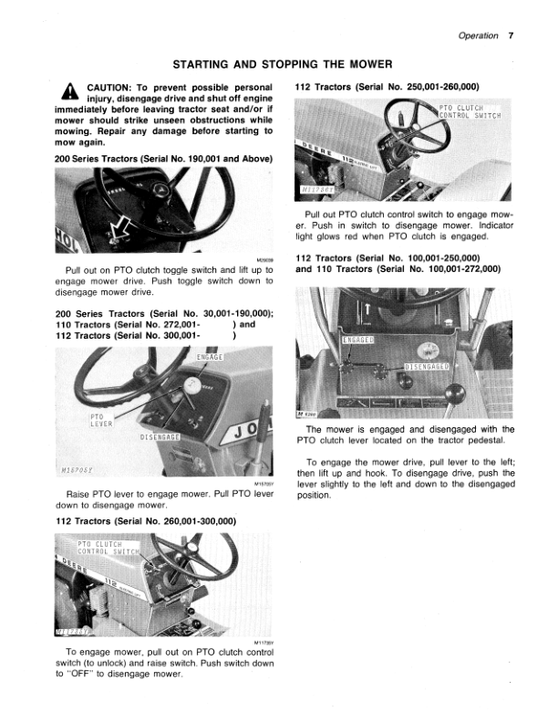 John Deere 39 & 47 Rotary Mowers (030001-) Operator’s Manual (OMM48953) Workshop Guide