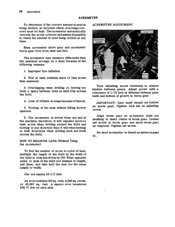 John Deere DR208B, DR1610B Plain Grain Drill Operator’s Manual (OMM60626) Workshop Guide