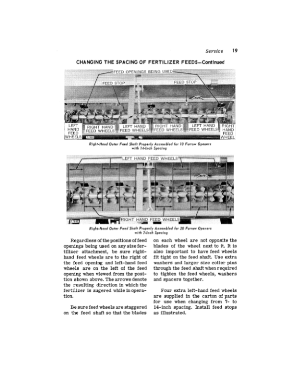 John Deere Impel-R-Feed Fertilizer Attachment Operator’s Manual (OMM61114) Workshop Guide