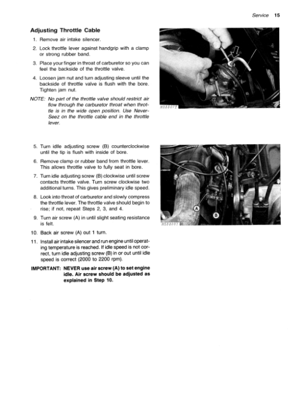 John Deere Trailfire LX Snowmobiles (285001- ) Operator’s Manual (OMM69754) Workshop Guide