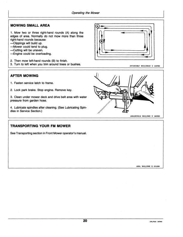 John Deere 76-Inch Swept Spindle Mower Operator’s Manual (OMM70355) Workshop Guide