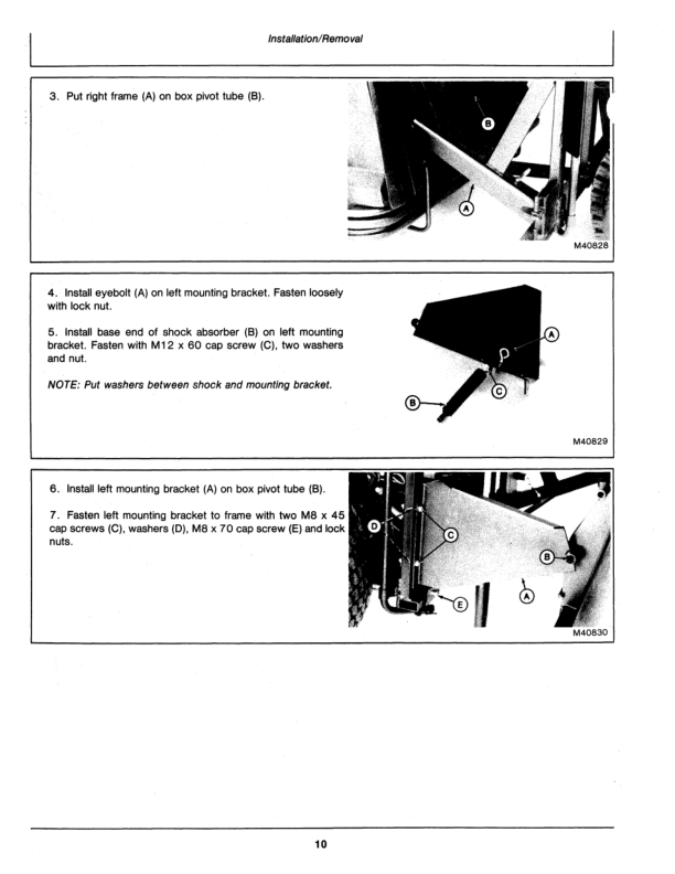 John Deere Tilt Dump Material Collection System Operator’s Manual (OMM72874) Workshop Guide
