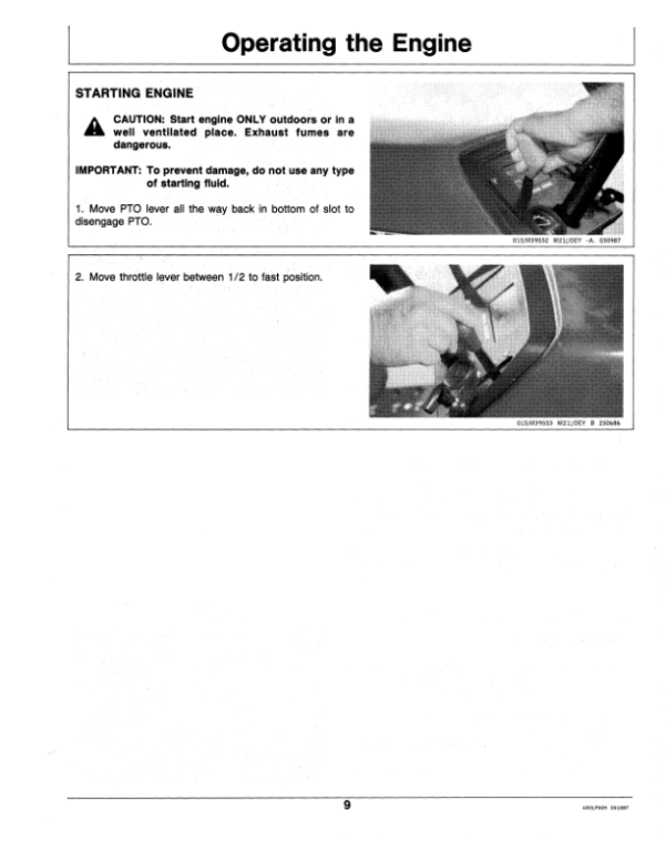 John Deere 756, 856 Compact Utility Tractor Operator’s Manual (OMM75884) Workshop Guide