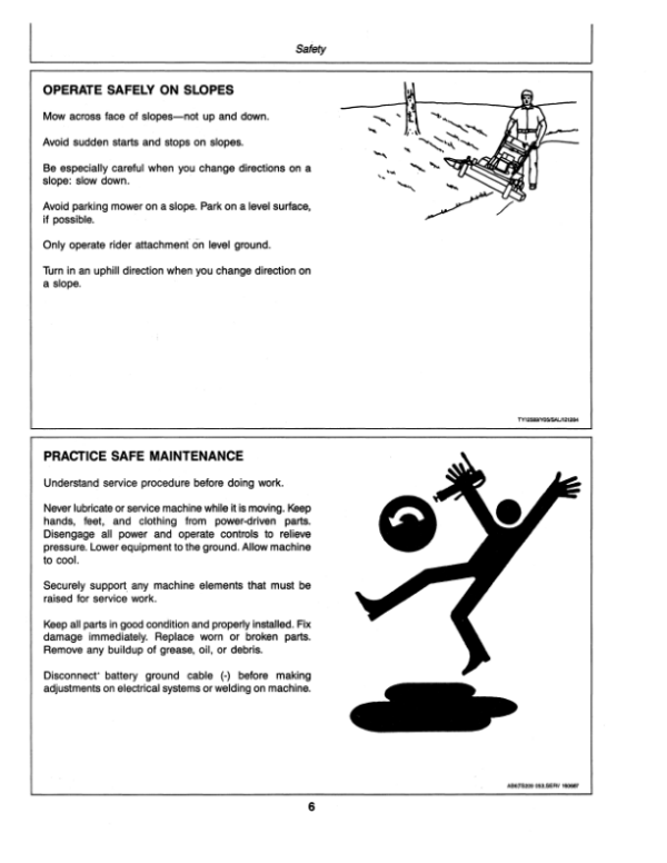 John Deere 32-, 36-Inch Commercial Walk-Behind Mowers (116001-) Operator’s Manual (OMM75887) Workshop Guide