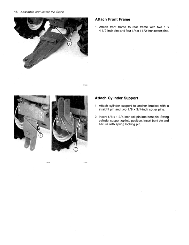 John Deere 365 & 375 Front-Mounted Utility Blades Operator’s Manual (OMM75891) Workshop Guide