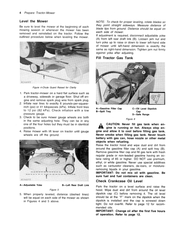 John Deere 100 Lawn Tractor & 34 Rotary Mower Operator’s Manual (OMM80586) Workshop Guide