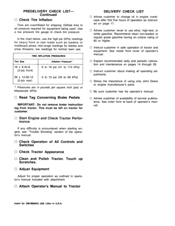 John Deere 400 Hydrostatic Tractor (055001- ) Operator’s Manual (OMM80642) Workshop Guide