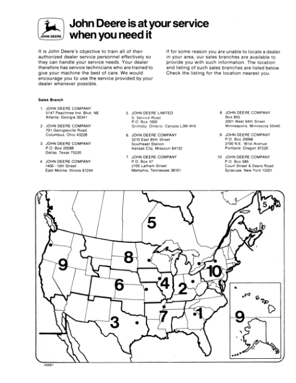 John Deere 65 Riding Mower (080001-) Operator’s Manual (OMM81910) Workshop Guide