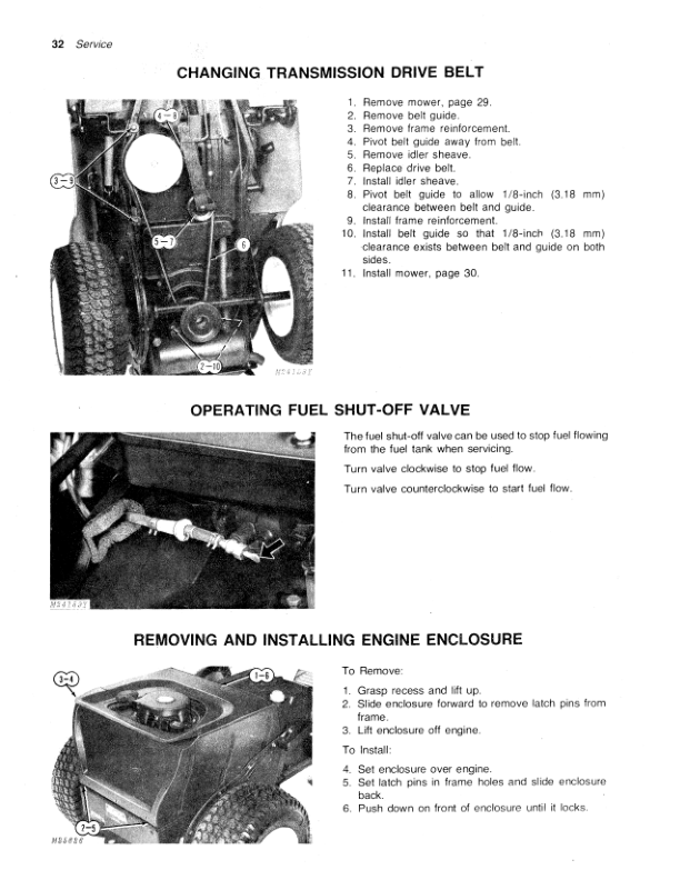 John Deere 68 Riding Mower Operator’s Manual (OMM83273) Workshop Guide