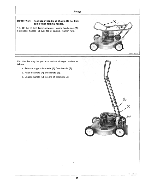 John Deere 18, 20-Inch Rotary Mowers (120001-) Operator’s Manual (OMM83327) Workshop Guide