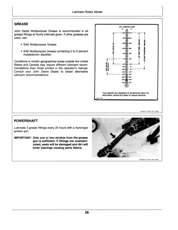 John Deere 160 Rotary Mower (60 Inch) (488001-) Operator’s Manual (OMM84159) Workshop Guide