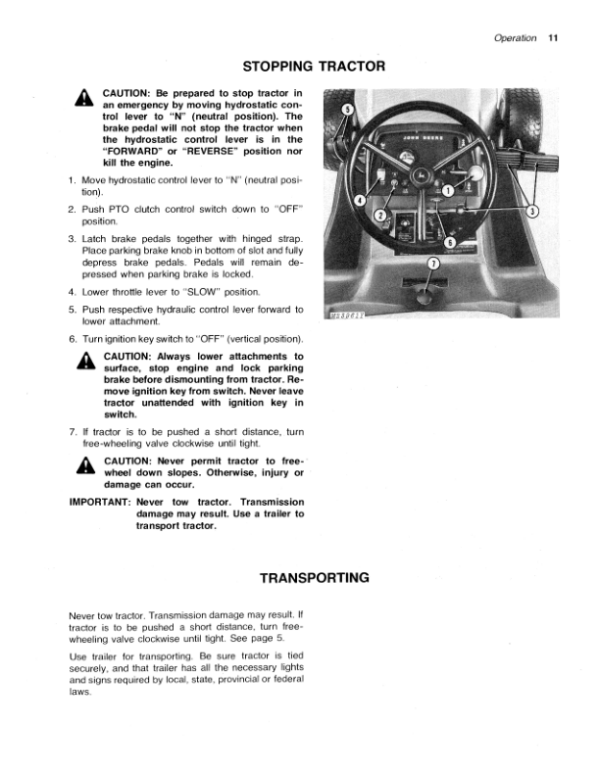 John Deere 317 Hydrostatic Tractor (156001-) Operator’s Manual (OMM84243) Workshop Guide