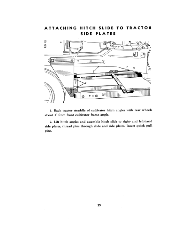 John Deere No. 8 Integral Field Cultivator Operator’s Manual (OMM8650) Workshop Guide
