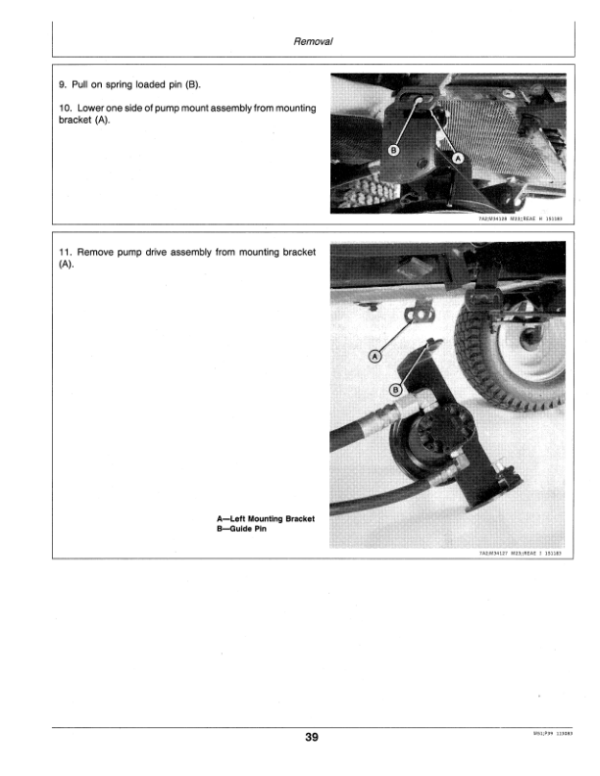 John Deere 30-Inch Hydraulic Tiller Operator’s Manual (OMM87099) Workshop Guide