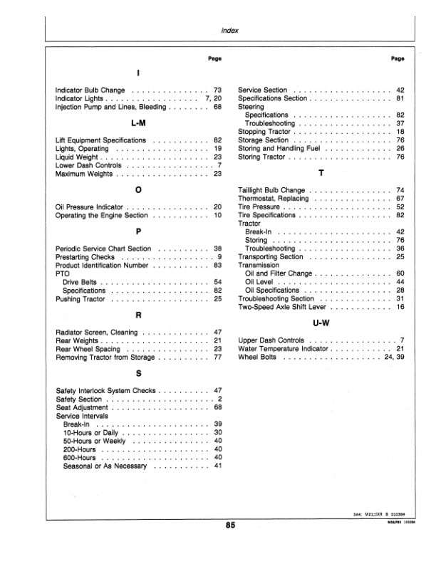 John Deere 430 Lawn & Garden Tractor Operator’s Manual (OMM87456) Workshop Guide