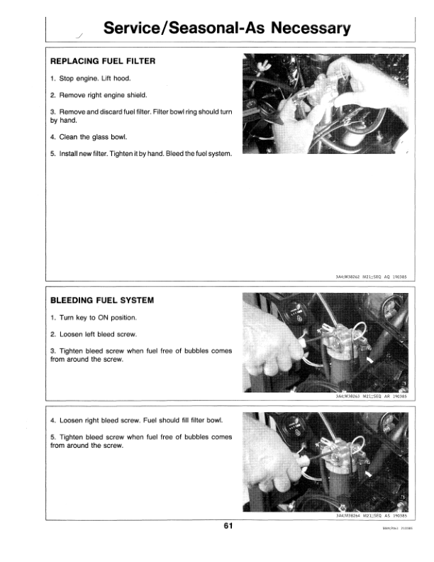 John Deere 330 Lawn & Garden Tractor Operator’s Manual (OMM88939) Workshop Guide