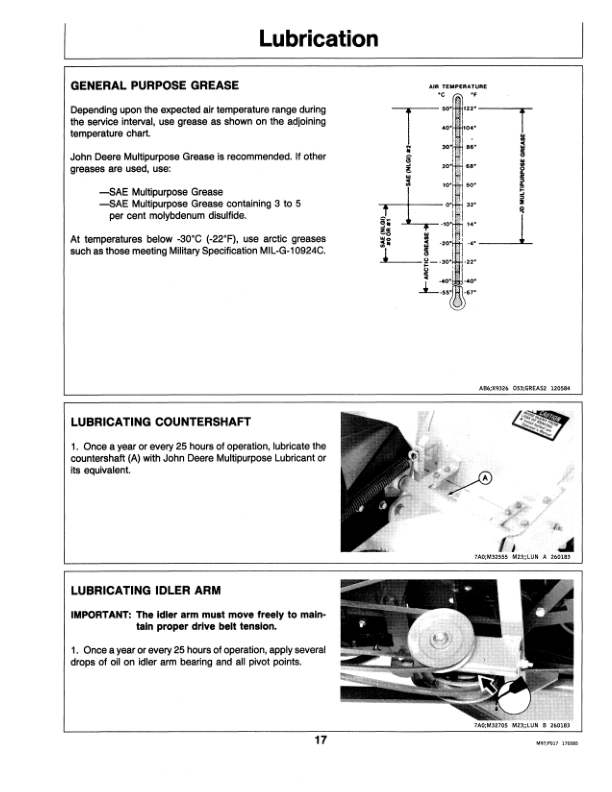 John Deere 338 Snowthrower (537001-) Operator’s Manual (OMM89620) Workshop Guide