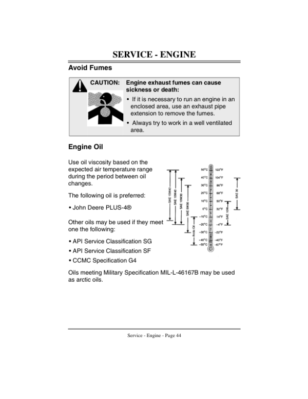 John Deere F932 Front Mower Operator’s Manual (OMM95321) Workshop Guide