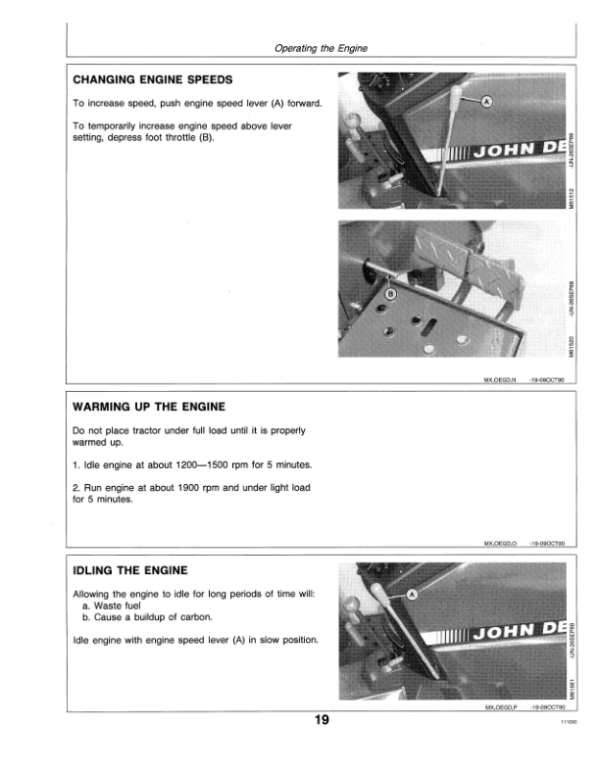 John Deere 670, 770 Tractors (100001-) Operator’s Manual (OMM95326) Workshop Guide