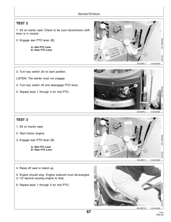 John Deere 670 Tractor (001001-) Operator’s Manual (OMM95786) Workshop Guide
