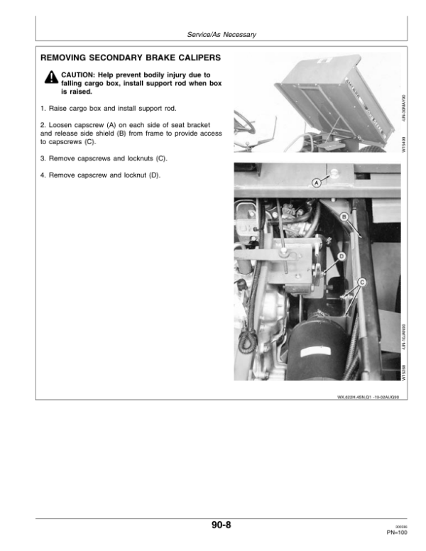 John Deere 626 Homologated All Material Transporter Operator’s Manual (OMM97086) Workshop Guide