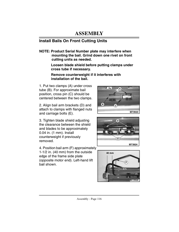 John Deere 2243 Gas Professional Greensmower Operator’s Manual (OMMT1899) Workshop Guide