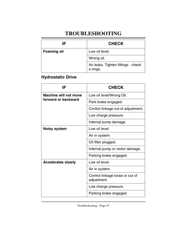 John Deere 2653A Diesel Professional Utility Mower (-050000) Operator’s Manual (OMMT2456) Workshop Guide
