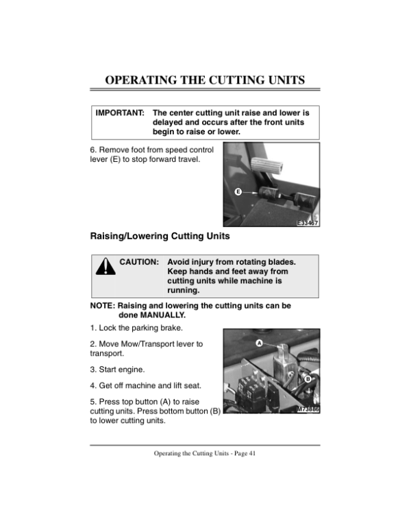 John Deere 2243 Diesel Professional Greensmower Operator’s Manual (OMMT2697) Workshop Guide