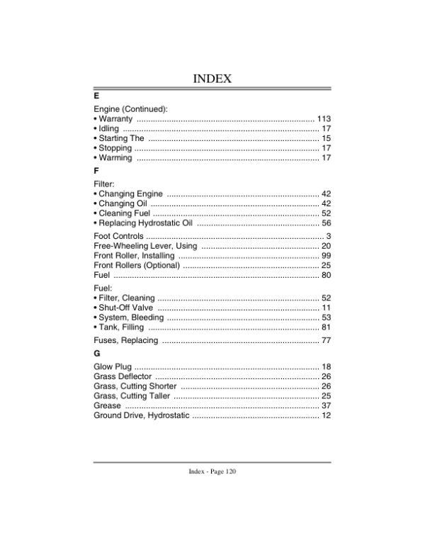 John Deere 2653A Diesel Professional Utility Mower (050001-) Operator’s Manual (OMMT2876) Workshop Guide