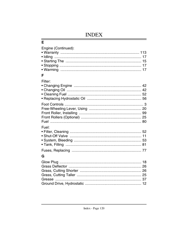 John Deere 2653A Diesel Professional Utility Mower (050001-) Operator’s Manual (OMMT2876) Workshop Guide