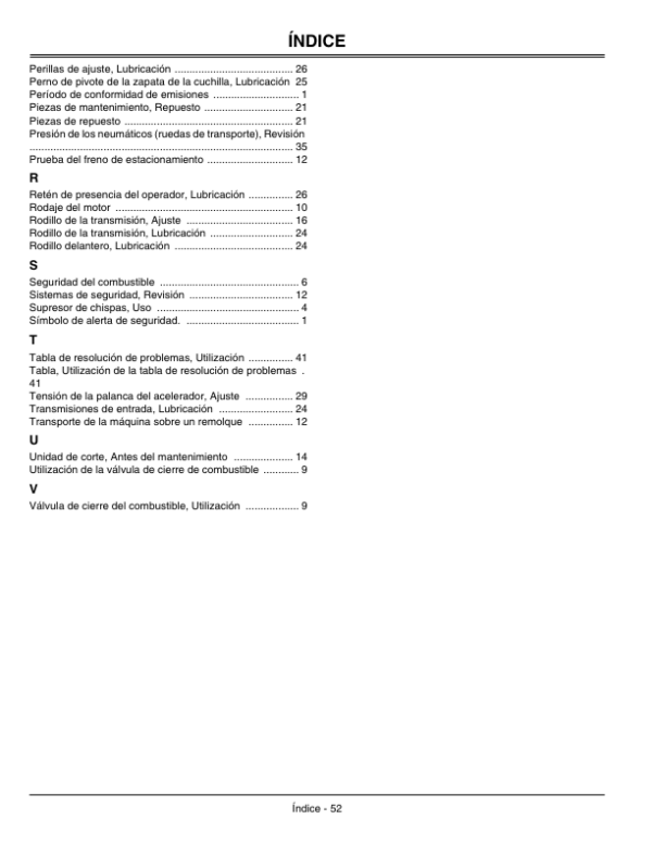 John Deere 180B, 220B, 260B Walk-Behind Greensmower (010001-) Operator’s Manual (OMMT7384) Workshop Guide