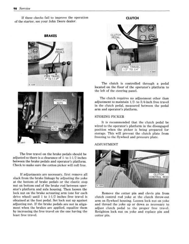 John Deere 299 Two-Row Cotton Picker Operator’s Manual (OMN159048) Workshop Guide