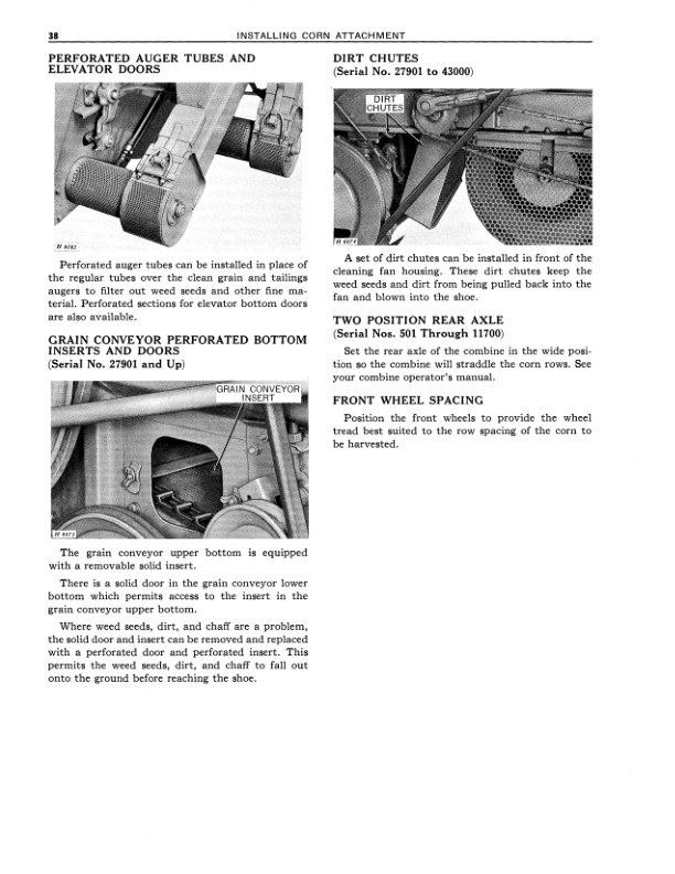 John Deere 205 Corn Attachment Operator’s Manual (OMN159058) Workshop Guide