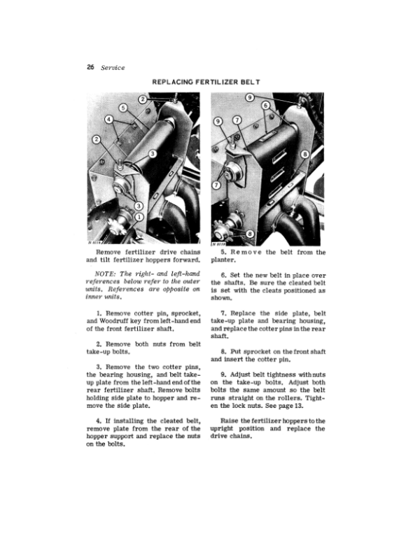 John Deere 216 Two-Row, 416 Four-Row Potato Planters Operator’s Manual (OMN159070) Workshop Guide