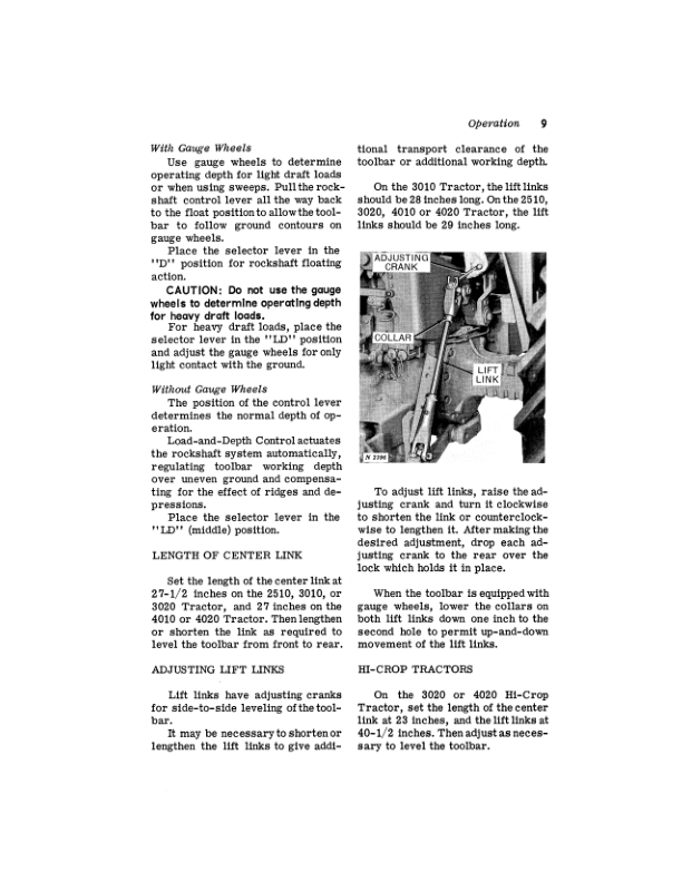 John Deere 500E Series Integral Toolbar, 5E Toolbar Carrier Operator’s Manual (OMN159108) Workshop Guide