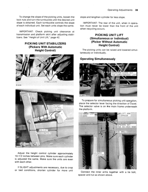 John Deere 699 Cotton Picker Operator’s Manual (OMN159237) Workshop Guide