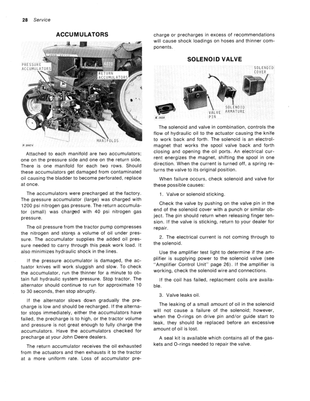 John Deere 100K Synchronous Thinner Operator’s Manual (OMN159246) Workshop Guide
